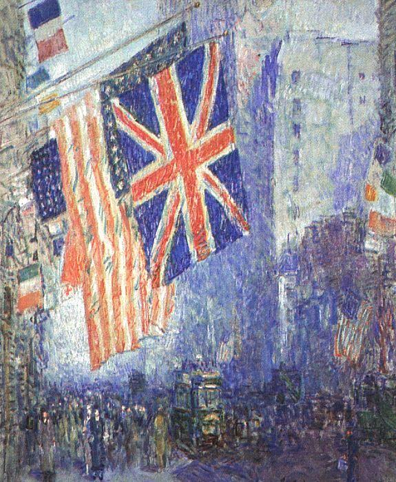 Childe Hassam The Union Jack China oil painting art